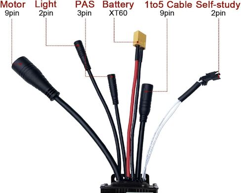 مجموعة تحكم VBESTLIFE ELECTRAL SPEED ، أداة تحكم MULTIFUNCED 30A مع S866 عرض رافعة الإبهام رافعة الإبهام لمدة 24V 36V 48V 1000W ، in Saudi Arabia