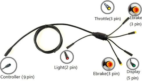 مجموعة تحكم VBESTLIFE ELECTRAL SPEED ، أداة تحكم MULTIFUNCED 30A مع S866 عرض رافعة الإبهام رافعة الإبهام لمدة 24V 36V 48V 1000W ، in Saudi Arabia