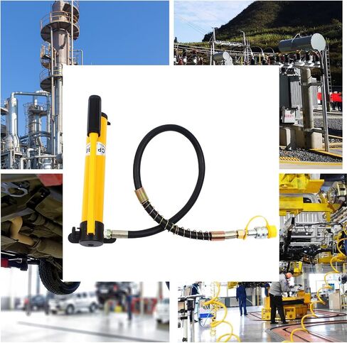 Hydraulic Hand Pump,2 Speed Power Pack Hose Coupler 10000 psi Hydraulic Oip Pump Hand Operated Pump Hydraulic Hand Pump Manual Pump CP-700 for Hydraulic Applications (Pump) in Kuwait