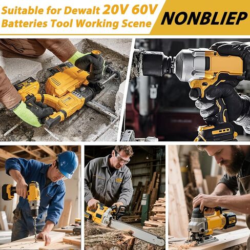 2pack 9.0AH استبدال DEWALT 20V 60V Flexvolt Lithium متوافق مع DeWalt 20 60 Volt Max Battery DCB609 DCB606 DCB612 DCB200 DCB201 DCB203 DCB204 DCB206 DCB207 DCB209 in Saudi Arabia