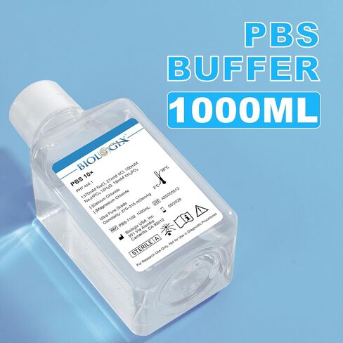 الفوسفات المخزنة محلول ملحي 10x ، 1000 مل لاب PBS العازلة 0.1UM ترشيح ، 7.4PH ، تعقيم ، 10x التركيز ، 1000 مل ل in Saudi Arabia