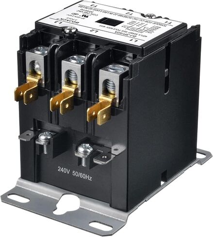 BOJACK 3 POLES FLA 40 AMP COIL 240 VAC مكيف مكثف مكثف مكثف محدد AC محدد الغرض الموصل 240V in Saudi Arabia
