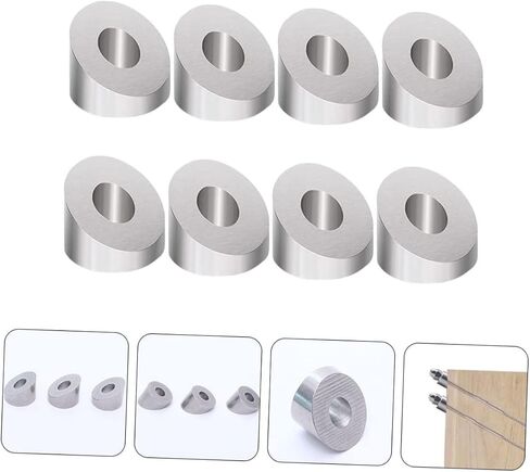8pcs Stair Guardrail Accessories Angle Beveled Washers Washers for Wire Cable Railing in Saudi Arabia