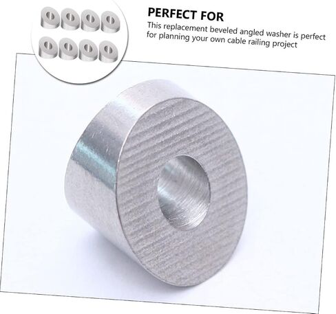 8pcs Stair Guardrail Accessories Angle Beveled Washers Washers for Wire Cable Railing in Saudi Arabia
