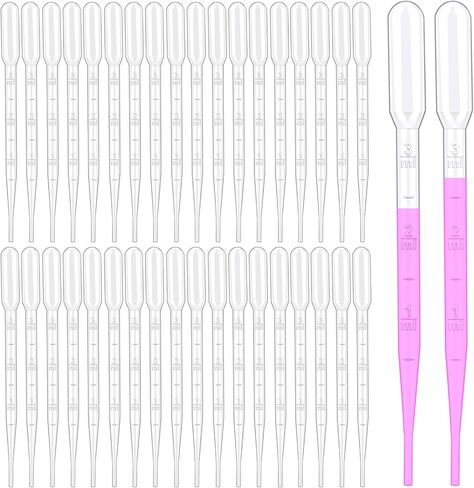 1000 PCS 3ml Pipette Dropper, Disposable Plastic Droppers Pipettes Accurate Liquid Dropper Clear Transfer Pipettes Graduated Ml Eye Droppers for Crafts Essential Liquids Laboratory Science Experiment in Saudi Arabia