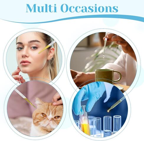 1000 PCS 3ml Pipette Dropper, Disposable Plastic Droppers Pipettes Accurate Liquid Dropper Clear Transfer Pipettes Graduated Ml Eye Droppers for Crafts Essential Liquids Laboratory Science Experiment in Saudi Arabia