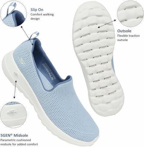 Skechers Performance Go Walk Joy Slip-on Women's Slip On ، 8 B (M) US ، Red in Saudi Arabia