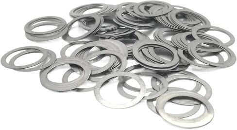 100pcs Stainless Steel Flat Washer Ultrathin GasketM6 M7 M8 Thickness 0.1 0.2 0.3 0.5 1(6 x 9 x 0.3) in Saudi Arabia