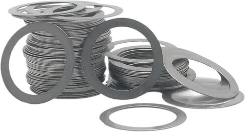 100pcs Stainless Steel Flat Washer Ultrathin GasketM6 M7 M8 Thickness 0.1 0.2 0.3 0.5 1(6 x 9 x 0.3) in Saudi Arabia