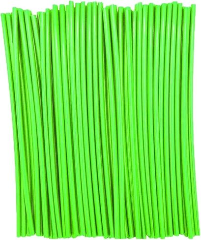 RUIXINGDIANZISHANGWU دراجة نارية 72PCS حافة العجلات تحدث مجموعة الغلاف الغطاء الجلد متوافق مع موتوكروس الأوساخ حفرة الدراجة ENDURO (Rose Red) in Kuwait