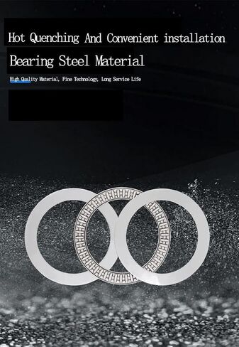 2 Sets AXK5070Thrust Needle Roller Bearings with 4 Washers，Thrust Bearing ID50mm OD70mm，2mm Width；Industrial Bearing for Automotive Robot Industrial Equipment Etc in Kuwait