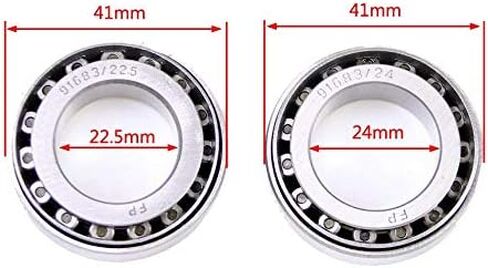 22.5mm 24mm Taper Roller Bearings for ATV Quad Go Kart Pit Dirt Bike in Saudi Arabia