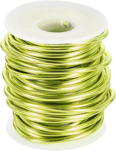HARFINGTON 10 Gauge Aluminum Craft Wire 2.5mm 65.5ft Flexible Bendable Anodized Metal Jewelry Sculpting Wire for Jewelry Making Modelling Craft DIY, Pink in Saudi Arabia