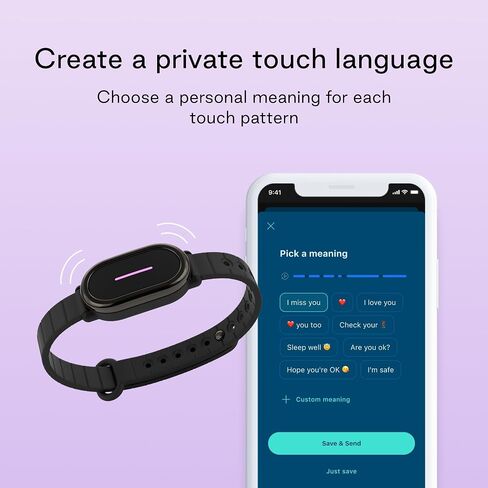BOND TOUCH 4 Bracelet - Long-Distance Relationship Touch Bracelet for Couples, Friends and Families to Feel Connected (2 Units) in Saudi Arabia