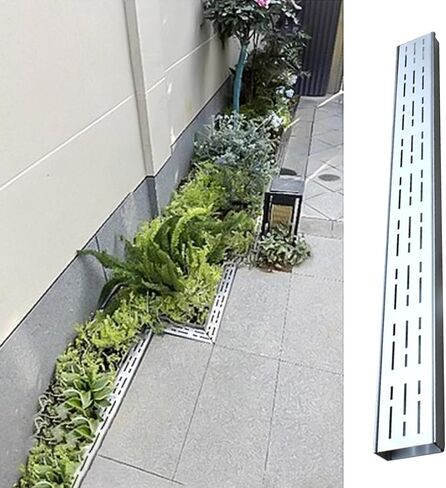 خندق الصرف في الهواء الطلق صر مع شبكة الفولاذ المقاوم للصدأ 10 سم × 5 سم in Kuwait