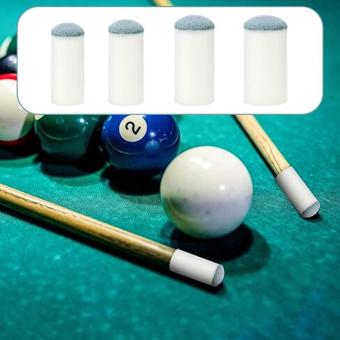 40pcs slip on pool cue lex levips kit ، 4 أحجام نصائح لعصا البلياردو لإكسسوارات الجدول السنوكر ، لا توجد غراء أو أداة مطلوبة (9 مم ، 10 مم ، 12 مم ، 13 مم ، كل حجم 10pcs) in Saudi Arabia