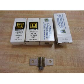 Square D B70 Overload Relay Eleter (Automatic ، 70A ، DIN Rail Mount ، حزمة 4) in Kuwait