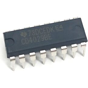 CD4029BE CD4029 CMOS Presettable Up/Down Counter IC Breadboard-Friendly DIP-16 (Pack of 5) in Saudi Arabia