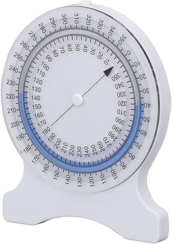 Estink Physical Inclinometer Bubble Inclinometer Finger Inclinometer with Scratch Surface 0-360° Measuring Range for Neck Shoulder Hip Wrist Back Mobility in Saudi Arabia