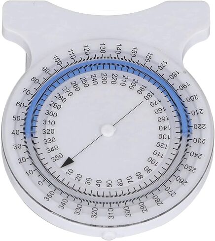 Estink Physical Inclinometer Bubble Inclinometer Finger Inclinometer with Scratch Surface 0-360° Measuring Range for Neck Shoulder Hip Wrist Back Mobility in Saudi Arabia