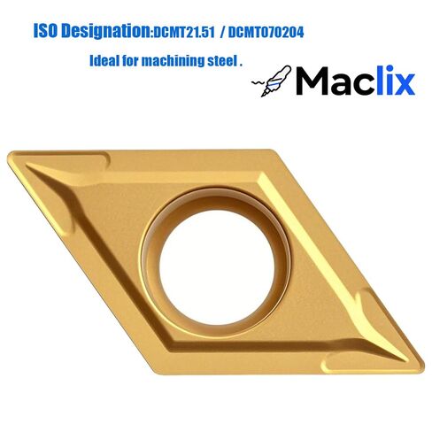 10pcs CCMT060204/CCMT21.51+10PCS DCMT070204/DCMT21.51 إدراج carbide ، طلاء tisin ، إدراج بديل لمخرطة CNC ، CCMT in Saudi Arabia