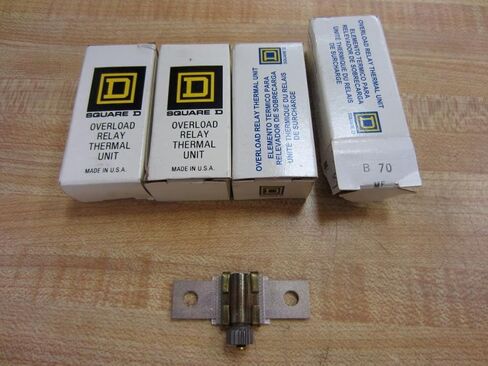 Square D B70 Overload Relay Eleter (Automatic ، 70A ، DIN Rail Mount ، حزمة 4) in Saudi Arabia