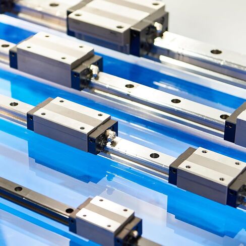 uxcell 2 Pcs MGN12 350mm Bearing Steel Linear Guide Rail Miniature Linear Sliding Guideway Fit MGN12H Sliding Carriage Block in DIY 3D Printers and CNC Machine in Saudi Arabia