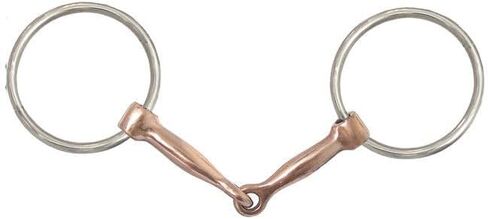 AJ Tack Copper Mouth Ring Bit Snaffle بت in Saudi Arabia