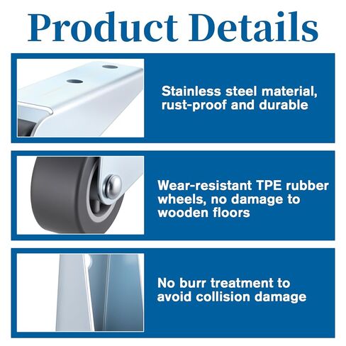 عجلات بوابة للبوابة الخشبية ، 1 PCS 1.6 بوصة البوابة البوابة البوابة البديلة المضادة للاحتكاك عجلة الاتجاه المتداول للمطاط للحديقة الخارج in Kuwait