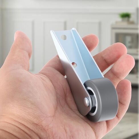 عجلات بوابة للبوابة الخشبية ، 1 PCS 1.6 بوصة البوابة البوابة البوابة البديلة المضادة للاحتكاك عجلة الاتجاه المتداول للمطاط للحديقة الخارج in Kuwait