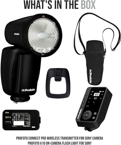 Profoto A10 On-Camera Flash Light for Nikon Bundle with Connect Pro for Nikon (2 Items) in Kuwait