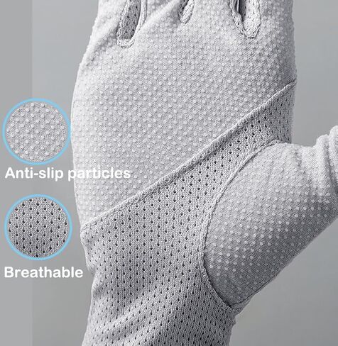 Women Driving Gloves UV-Sun-Protection- Summer Outdoor UPF 50+ Breathable Cycling Gloves Touchscreen Half-Finger Gloves in Kuwait