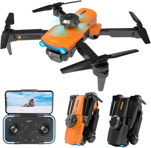 Heavily Upgraded Brushless GPS Folding Drone 6K Cinematic Pixels, 5G HD Mapping, 1000m Ultra Long Remote Control Distance, 56 Minutes Long Endurance. Suitable for adults in Kuwait