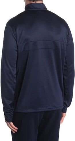 Nike Men's Essential Dri-FIT Half-Zip Golf Pullover, Obsidian/White, Small in Saudi Arabia