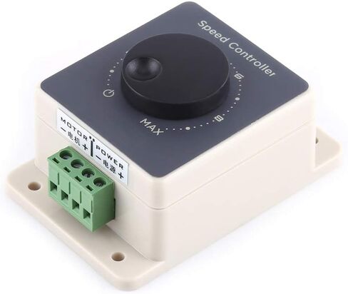 DC Motor Controller 2Pcs DC10-60V 20A Pulse Width Modulator, PWM Motor Speed Controller Sturdy Shell, Speed Regulator DC Motor Governor Stepless Variable Rotary Switch in Saudi Arabia