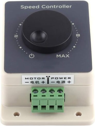DC Motor Controller 2Pcs DC10-60V 20A Pulse Width Modulator, PWM Motor Speed Controller Sturdy Shell, Speed Regulator DC Motor Governor Stepless Variable Rotary Switch in Saudi Arabia