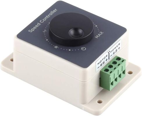 DC Motor Controller 2Pcs DC10-60V 20A Pulse Width Modulator, PWM Motor Speed Controller Sturdy Shell, Speed Regulator DC Motor Governor Stepless Variable Rotary Switch in Saudi Arabia