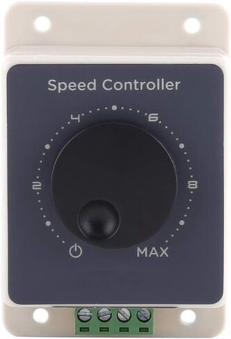 DC Motor Controller 2Pcs DC10-60V 20A Pulse Width Modulator, PWM Motor Speed Controller Sturdy Shell, Speed Regulator DC Motor Governor Stepless Variable Rotary Switch in Saudi Arabia