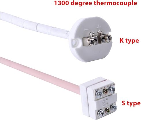 K Type S Type Thermocouple Sensor 1300 Degree WRP-100 Thermocouple 1Pcs(S Type) in Saudi Arabia