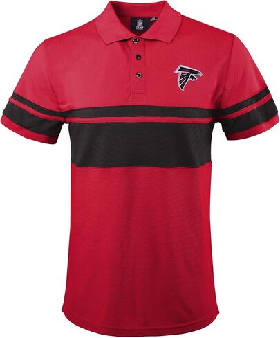 FOCO NFL Football Team Color Chest Stripe Men's Polo Shirt in Saudi Arabia