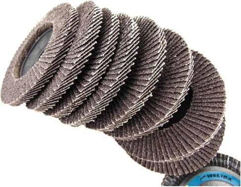 5Pcs Grinding Wheels Flap Discs Sanding Discs 115/125mm 4.5/5 Inch 40/60/80/120 Grit Angle Grinder Abrasive Tool Wood Tools(5 pcs grit 60,4.5inch 115mm) in Saudi Arabia