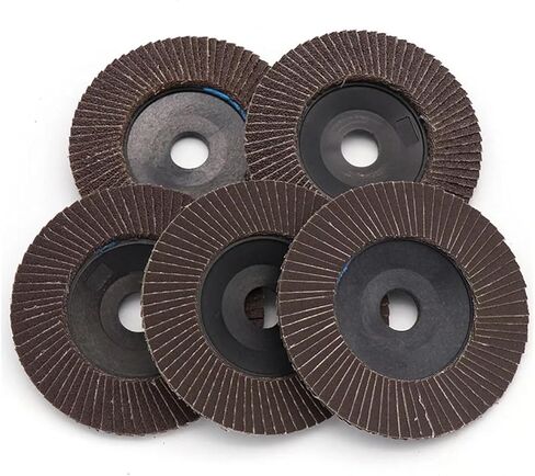 5Pcs Grinding Wheels Flap Discs Sanding Discs 115/125mm 4.5/5 Inch 40/60/80/120 Grit Angle Grinder Abrasive Tool Wood Tools(5 pcs grit 60,4.5inch 115mm) in Saudi Arabia