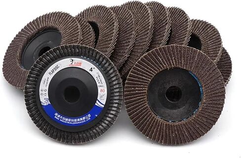 5Pcs Grinding Wheels Flap Discs Sanding Discs 115/125mm 4.5/5 Inch 40/60/80/120 Grit Angle Grinder Abrasive Tool Wood Tools(5 pcs grit 60,4.5inch 115mm) in Saudi Arabia