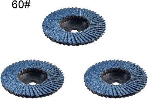 3pcs 3 بوصة أقراص رفرف مسطحة 75 ملم عجلات طحن الخشب قطع أقراص رفرف احترافية لزاوية طاحونة (60) in Kuwait