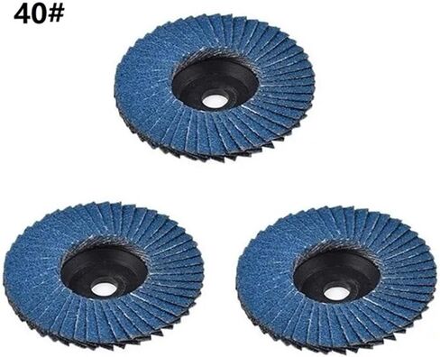 3pcs 3 بوصة أقراص رفرف مسطحة 75 ملم عجلات طحن الخشب قطع أقراص رفرف احترافية لزاوية طاحونة (60) in Kuwait