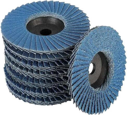 8pcs 3 بوصة 40/60/80/120 أقراص رفرف مسطحة الحصبة 75 ملم عجلات طحن الخشب قطع المعادن لطاحنة الزاوية in Saudi Arabia