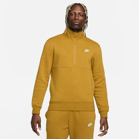 Nike Sportswear Club Men's Brushed-Back 1/2-Zip Pullover Sweatshirt in Saudi Arabia