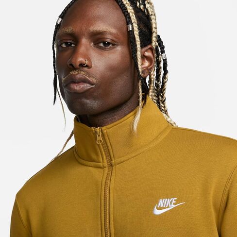 Nike Sportswear Club Men's Brushed-Back 1/2-Zip Pullover Sweatshirt in Saudi Arabia