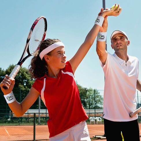 BEMEMO 20 Pack Tennis عرق الأسهم معصم معصم معصم العرق الرياضي للقطن المطرز المطرز غير القابل للانزلاق Terry Cloth in Kuwait