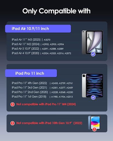 حافظة iPad 11th (A16، 2025)/10th Gen مع لوحة مفاتيح، غطاء لوحة مفاتيح بلوتوث لاسلكي مغناطيسي قابل للفصل لجهاز iPad 10.9 بوصة (2022)، حماية قوية للقبضة، نوم/استيقاظ ذكي، قابل لإعادة الشحن من النوع C in Kuwait